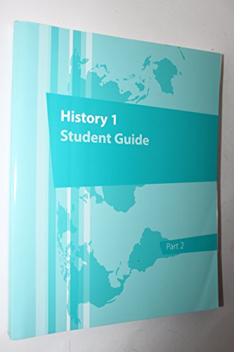 Imagen de archivo de K12 History 1 Student Guide Part 2 a la venta por SecondSale