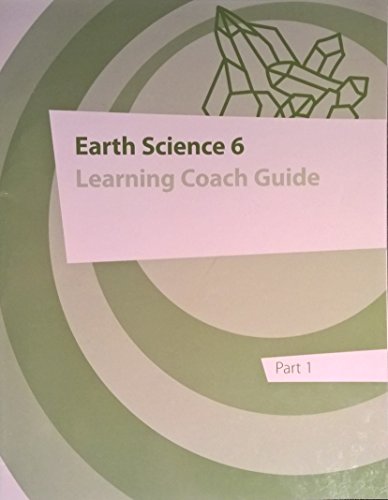 9781601533463: Earth Science 6 Learning Coach Guide Part 1