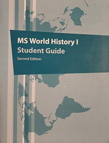 Imagen de archivo de MS World History 1: Student Guide Second Edition a la venta por HPB-Diamond