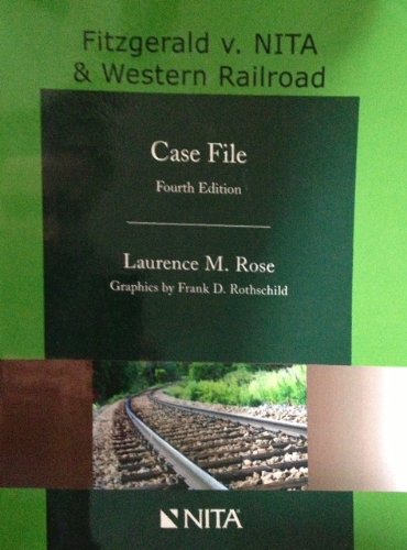 Beispielbild fr Fitzgerald v. NITA & Western Railroad Case File (Fourth Edition) zum Verkauf von HPB-Red