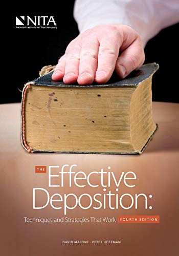 Imagen de archivo de The Effective Deposition: Techniques and Strategies That Work (Nita) a la venta por Buchmarie