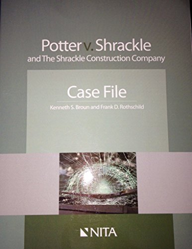 Stock image for POTTER V.SHRACKLE+SHRACKLE CON for sale by BooksRun