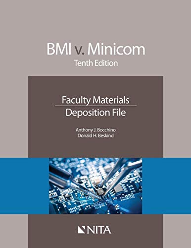 Beispielbild fr BMI v. Minicom: Tenth Edition Faculty Materials Deposition File (Nita) zum Verkauf von SecondSale