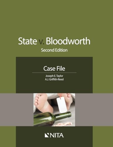 Beispielbild fr State v. Bloodworth: Second Edition Case File (NITA) zum Verkauf von BooksRun