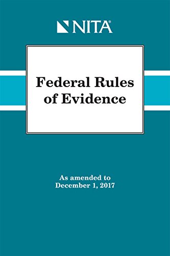 Imagen de archivo de Federal Rules of Evidence : As Amended to December 1 2017 a la venta por Better World Books