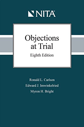 Stock image for Objections at Trial (NITA) for sale by dsmbooks