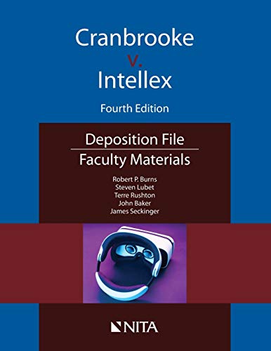 Stock image for Cranbrooke v. Intellex: Faculty Materials (NITA) for sale by Lucky's Textbooks