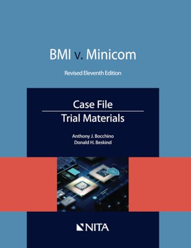 Stock image for BMI v. Minicom, Case File, Trial Materials (NITA) for sale by BooksRun