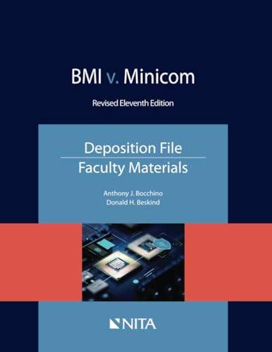9781601569851: BMI v. Minicom: Deposition File, Faculty Materials (NITA)