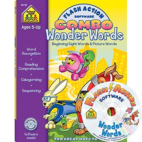 Stock image for Flash Action Software Combo Wonder Words: Beginning Sight Words & Picture Words for sale by SecondSale