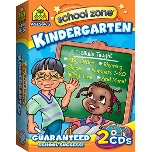 Kindergarten 2-Pack On-Track Software (9781601591791) by School Zone; Joan Hoffman