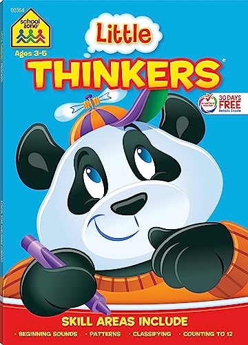 Stock image for School Zone - Little Thinkers Preschool Workbook - 64 Pages, Ages 3 to 5, Compare and Contrast, Critical Thinking, Problem-Solving, Matching, and More (School Zone Little Thinkers? Workbook Series) for sale by SecondSale