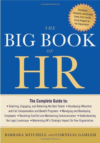 Stock image for The Big Book of HR for sale by Better World Books