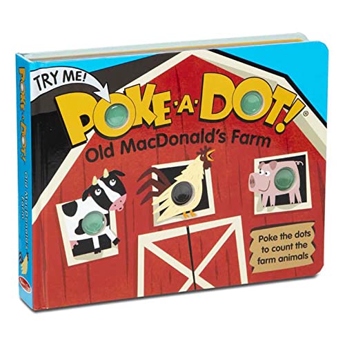 Beispielbild fr Melissa & Doug Children's Book - Poke-a-Dot: Old MacDonald  s Farm (Board Book with Buttons to Pop) zum Verkauf von WorldofBooks