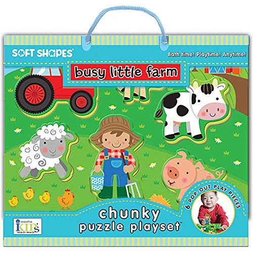 Soft Shapes Busy Little Farm: Chunky Puzzle Playset (9781601691156) by Ikids
