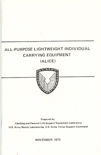 9781601700261: U.S. Army (ALICE) All-Purpose Lightweight Individual Carrying Equipment