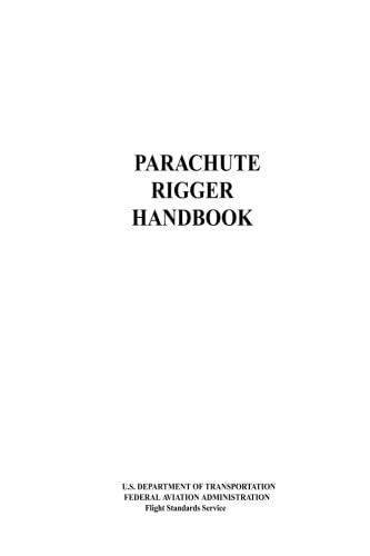 9781601707963: Parachute Rigger Handbook
