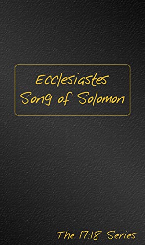 9781601788207: Ecclesiastes and Song of Solomon Journible (The 17:18 Series - Journibles)