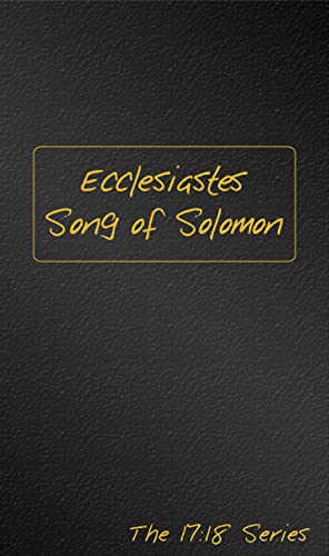 

Ecclesiastes and Song of Solomon Journible (The 17:18 Series - Journibles)