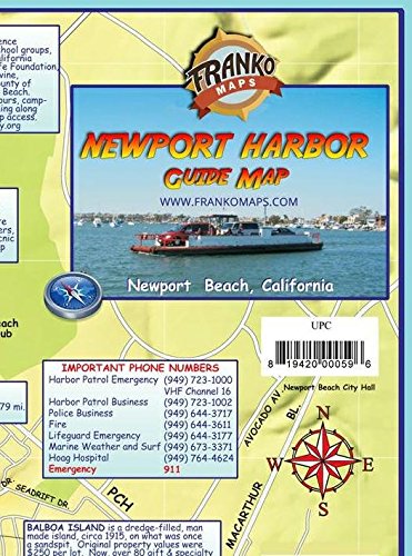 9781601901316: Franko Maps Newport Harbor Waterproof Map