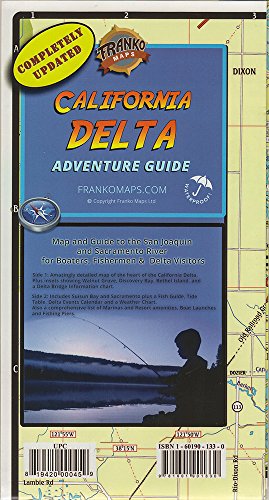 Stock image for California Delta Map by Franko for sale by GF Books, Inc.