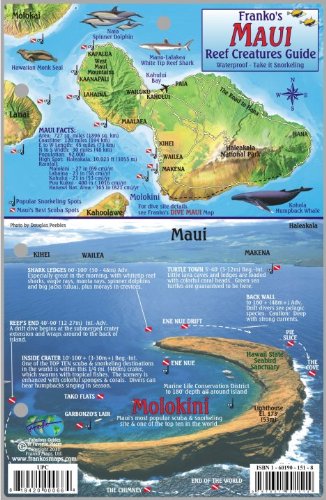 Maui Hawaii Map & Reef Creatures Guide Franko Maps Waterproof Fish Card (9781601901514) by Franko Maps Ltd.