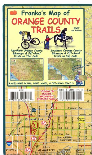 Stock image for Franko's Map of Orange County Trails for sale by GF Books, Inc.