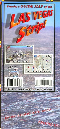 9781601902108: Franko's Guide Map of the Las Vegas Strip