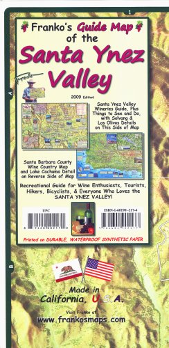 9781601902177: Franko's Map of Santa Ynez Valley