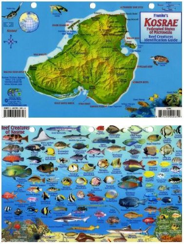 Kosrae FSM Map & Reef Creatures Guide Franko Maps Laminated Fish Card (9781601902658) by Franko Maps Ltd.