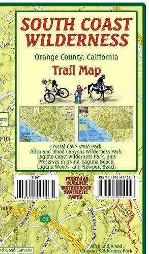 Beispielbild fr South Coast Wilderness Trail Guide Orange County California Franko Maps Waterproof Map zum Verkauf von Irish Booksellers