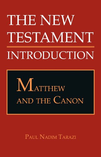 Imagen de archivo de Matthew and the Canon (The New Testament: Introduction) a la venta por Orion Tech