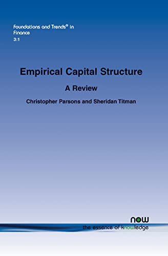 9781601982025: Empirical Capital Structure: A Review