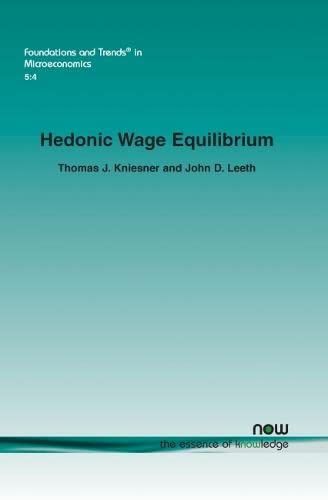 Beispielbild fr Hedonic Wage Equilibrium: Theory, Evidence and Policy (Foundations and Trends(r) in Microeconomics) zum Verkauf von Wonder Book
