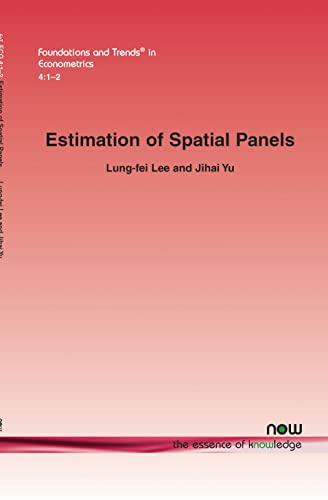 Stock image for Estimation of Spatial Panels (Foundations and Trends(r) in Econometrics) for sale by Lucky's Textbooks