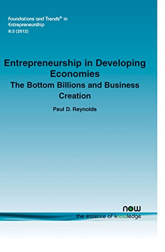Beispielbild fr Entrepreneurship In Developing Economies: The Bottom Billions And Business Creation zum Verkauf von Cambridge Rare Books