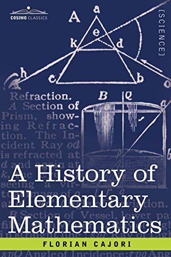 Imagen de archivo de A History of Elementary Mathematics a la venta por Books Unplugged