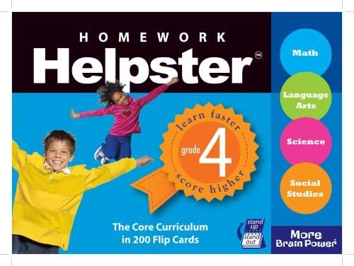 Beispielbild fr Homework Helpster Grade 4 zum Verkauf von -OnTimeBooks-