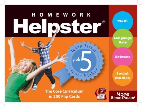 Beispielbild fr Homework Helpster Grade 5 zum Verkauf von Wonder Book