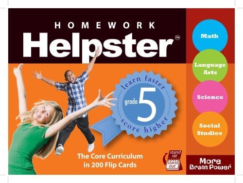 Beispielbild fr Homework Helpster Grade 5 zum Verkauf von SecondSale