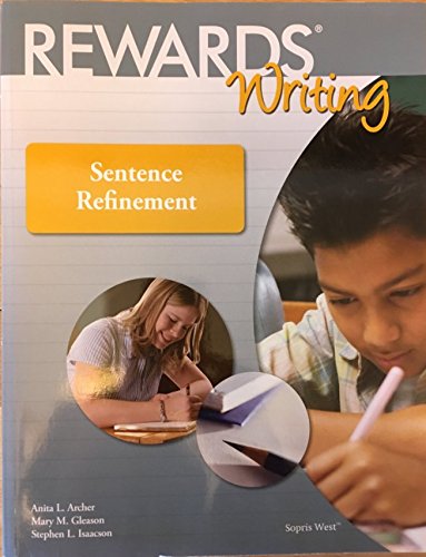 Imagen de archivo de Rewards Writing Sentence Refinement Student Book a la venta por Wonder Book
