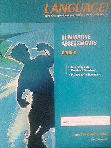 Stock image for Language! The Comprehensive Literacy Curriculum, Summative Assessments Book B for sale by The Book Cellar, LLC