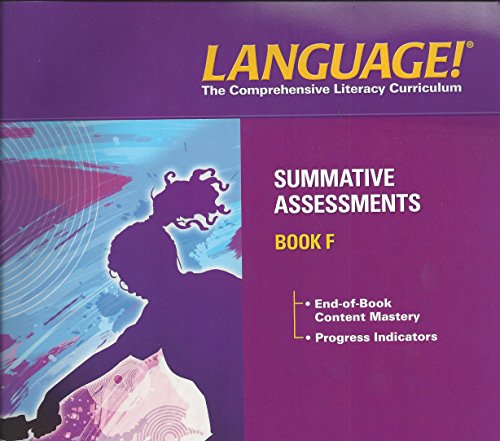 9781602187115: SOPR 09 LANGUAGE! Comprehensive Literacy CurriculumSummative Assessments Book F