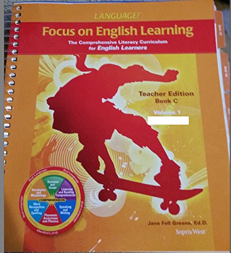 Language! Focus on English Learning, Vol. 2, Units 16-18, Book C, Teacher Edition (9781602187382) by [???]