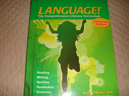 Language! The Comprehensive Literacy Curriculum, California Edition (9781602188457) by Jane Fell Greene