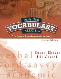 Beispielbild fr Daily Oral Vocabulary Exercises Teacher's Edition zum Verkauf von Dream Books Co.