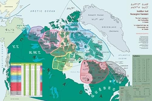 Beispielbild fr Map of the Inuit Language in Inuit Communities in Canada (MAP) zum Verkauf von WorldofBooks
