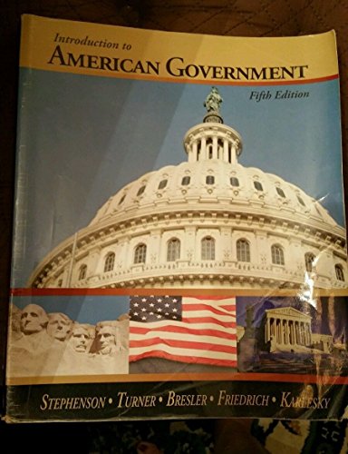 9781602293922: Introduction to American Government 5th Edition