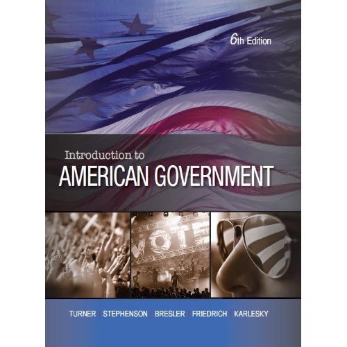 Stock image for Introduction to American Government, Study Guide for sale by HPB-Red