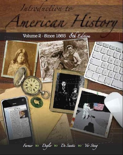 Beispielbild fr Introduction to American History zum Verkauf von Better World Books
